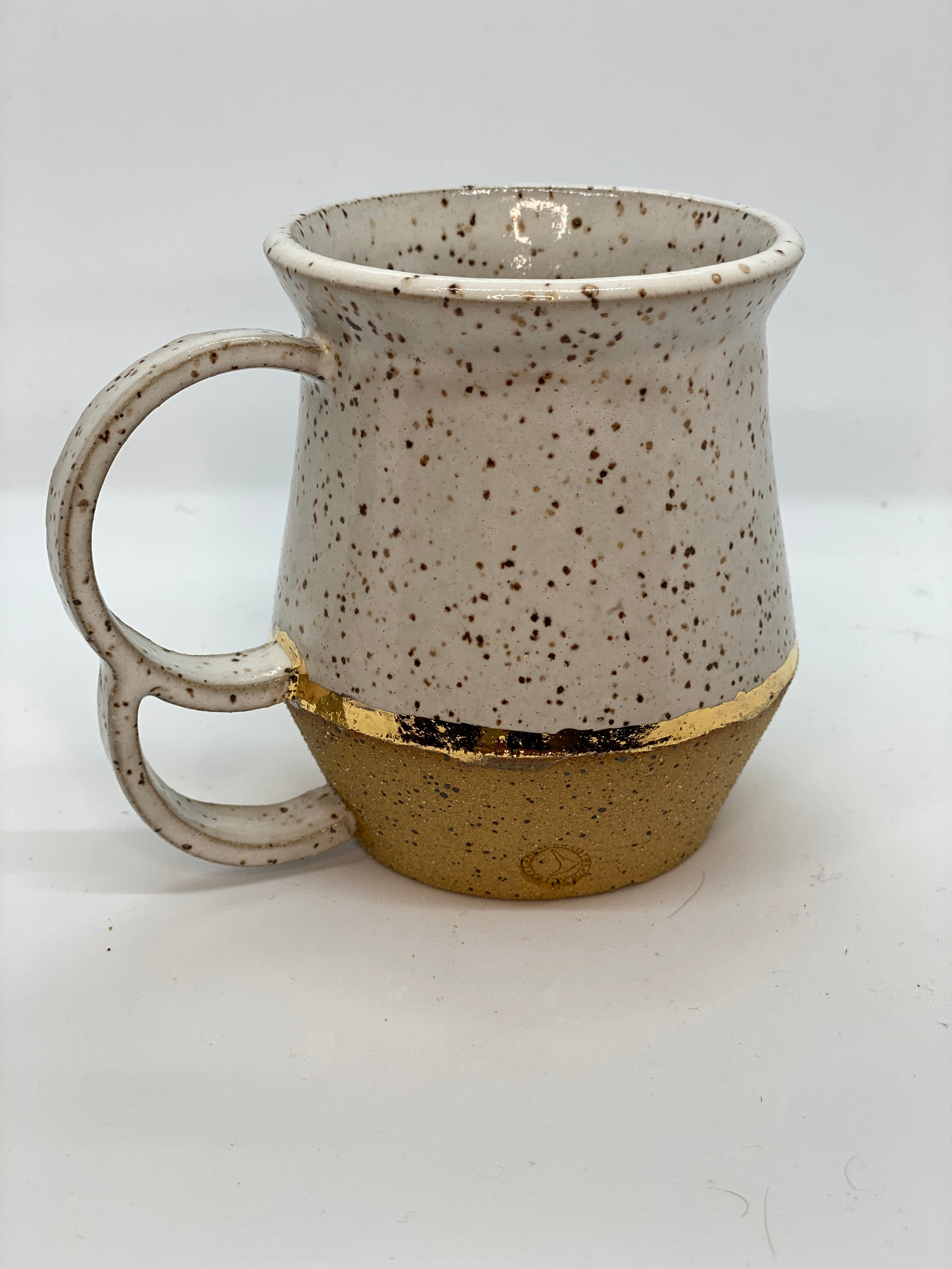 White Speckled Modern Mug – Glacier Lane Ceramics