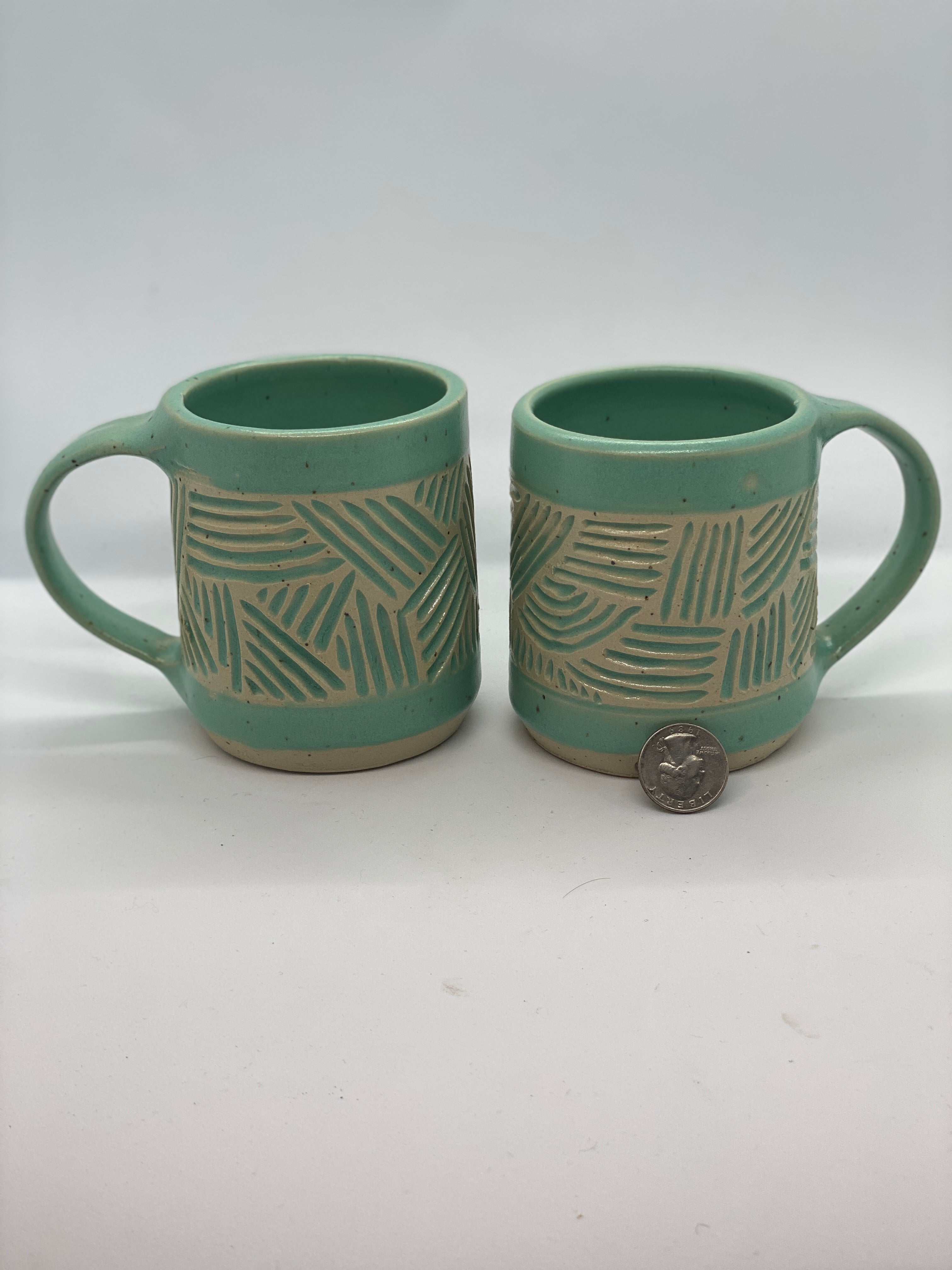 Carved Cosmos Mug, 6 oz